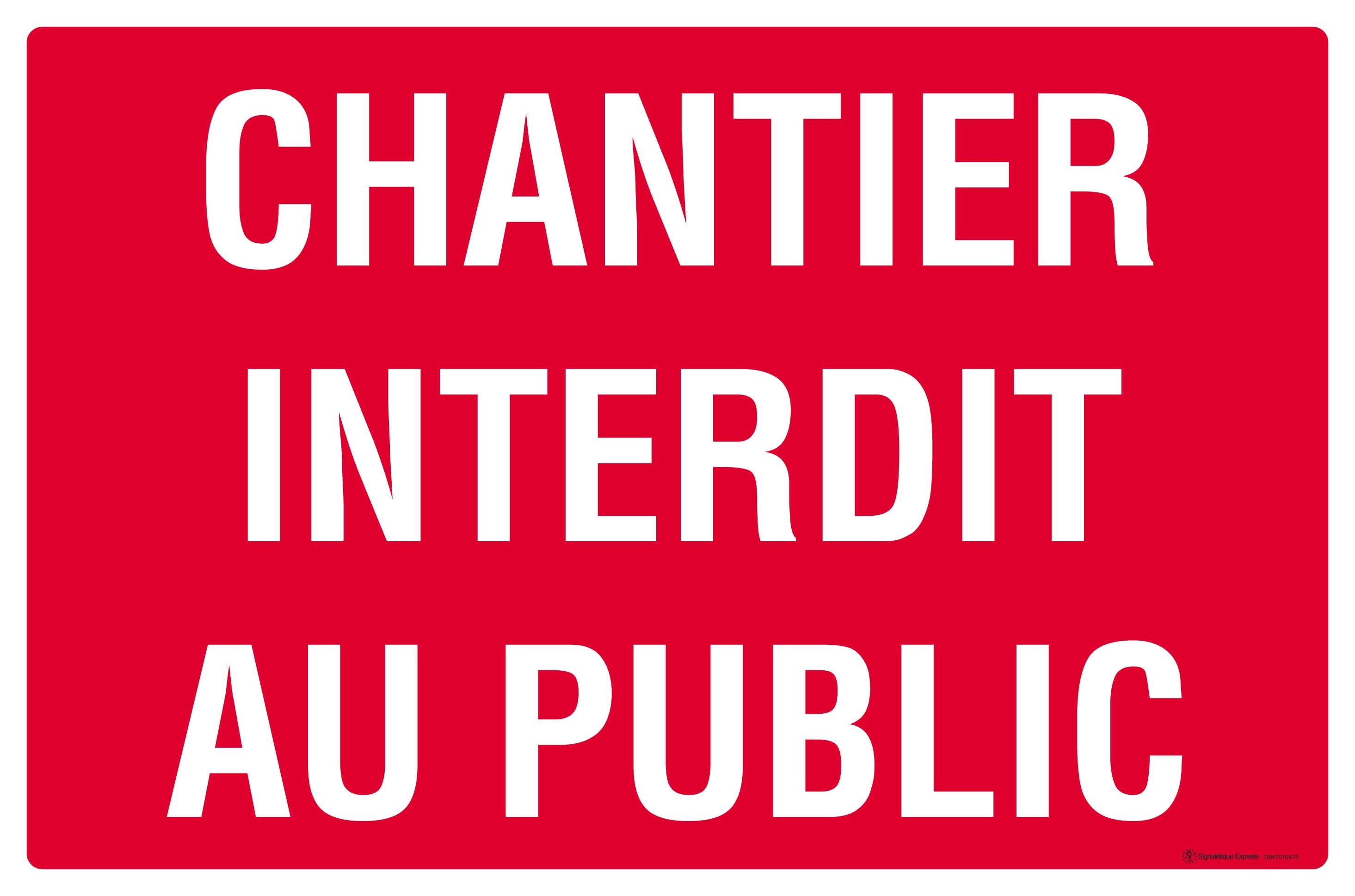 interdit au public interdit au public