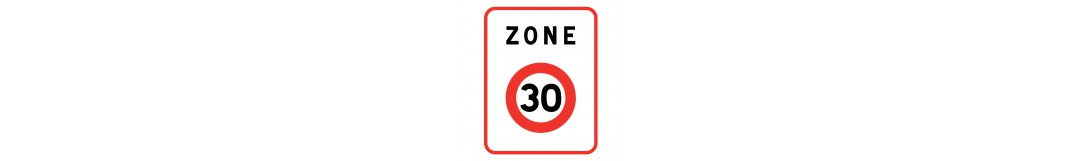 panneau routier zone de rencontre