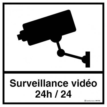 Panneau Surveillance vidéo