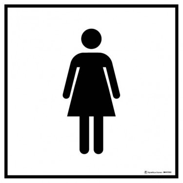 Panneau Information toilettes femmes