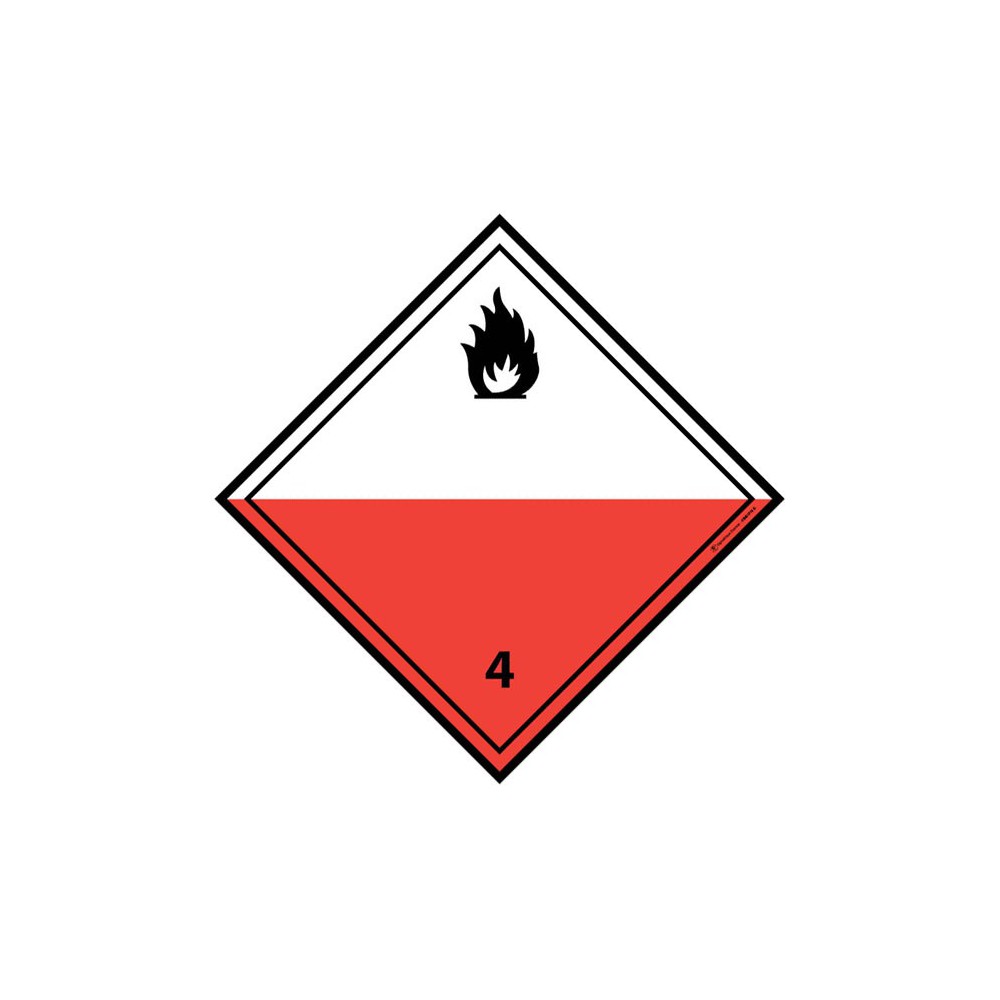 Panneau Matières spontanément inflammables ADR 4.2