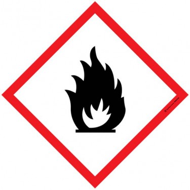 Autocollants Matières inflammables SGH02