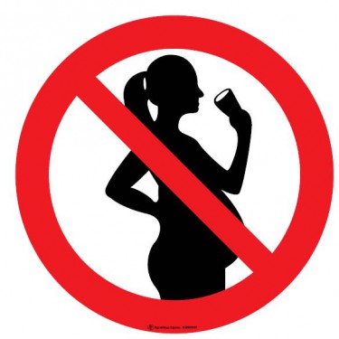 Panneau Alcool interdit pour les femmes enceintes