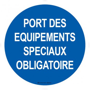 Autocollants Port des équipements spéciaux obligatoire