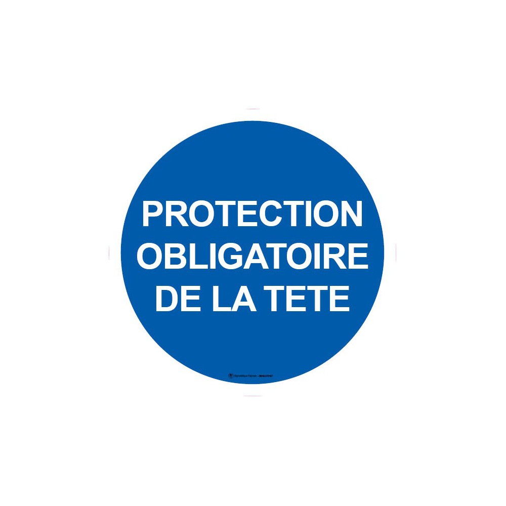 Panneau Protection obligatoire de la tête