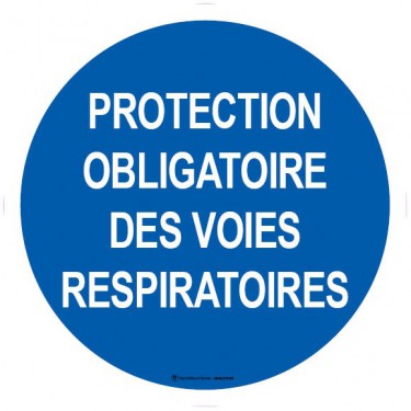 Autocollants Protection obligatoire des voies respiratoires