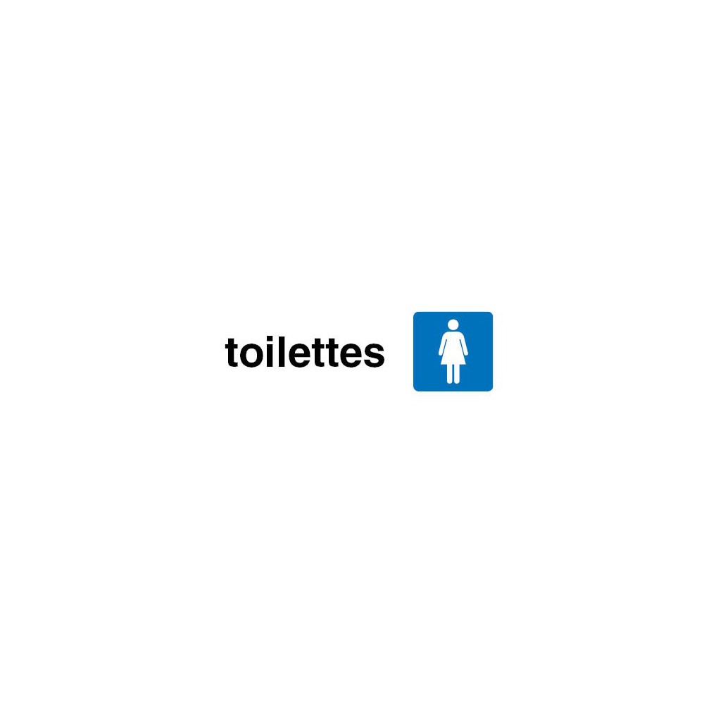 Plaque de porte Toilettes femmes