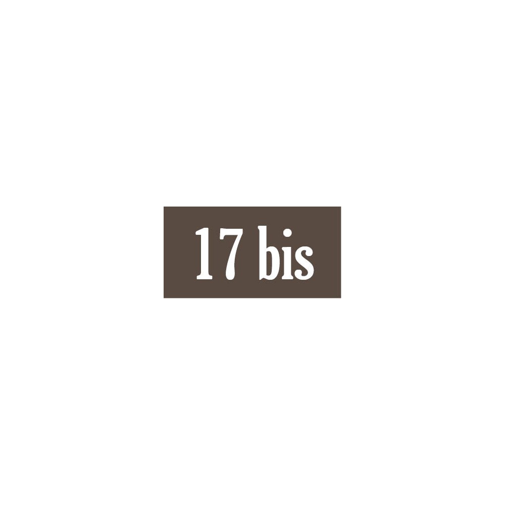 Numéro de Maison - modèle n°2 Numéro de Maison - modèle n°2
