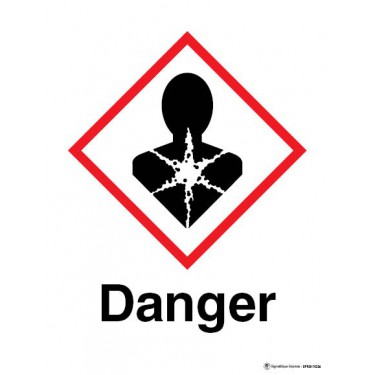Panneau Danger matière à risque important pour la santé SGH08