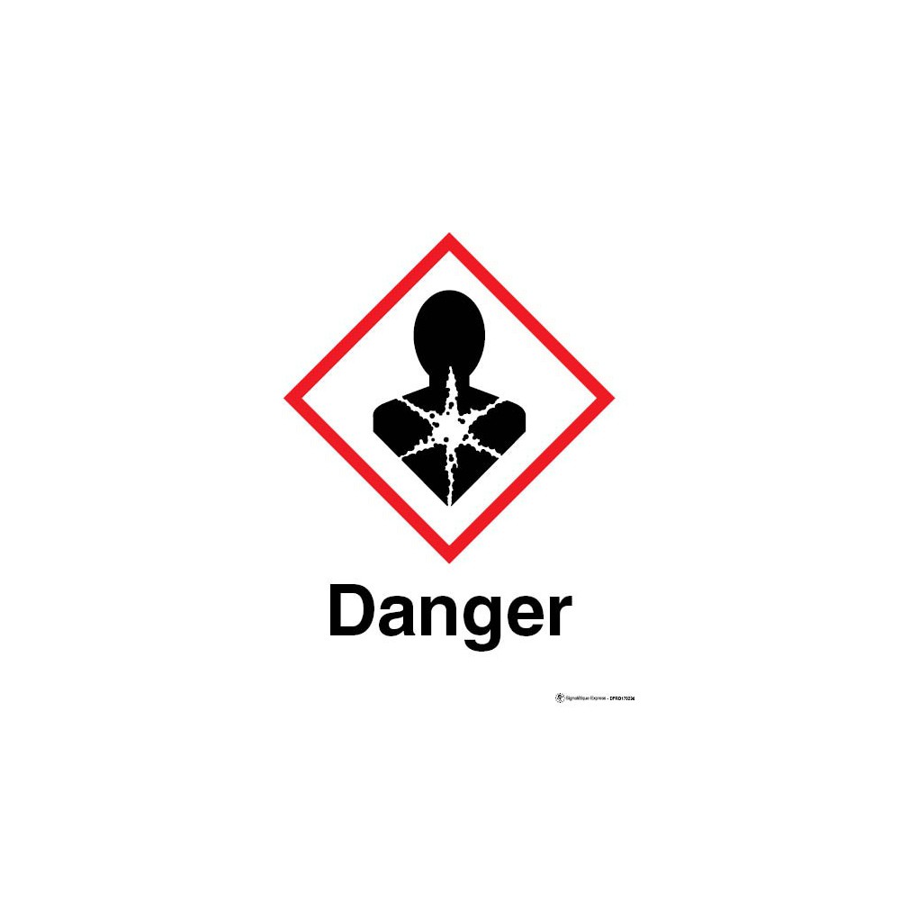 Panneau Danger matière à risque important pour la santé SGH08 Panneau Danger matière à risque important pour la santé SGH08
