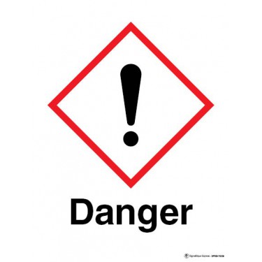 Panneau Danger matières nocives ou irritantes SGH07