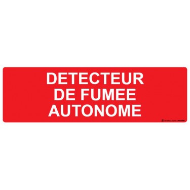 Panneau Détecteur de fumée autonome