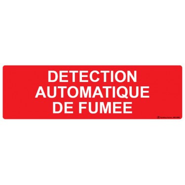 Panneau Détection automatique de fumée