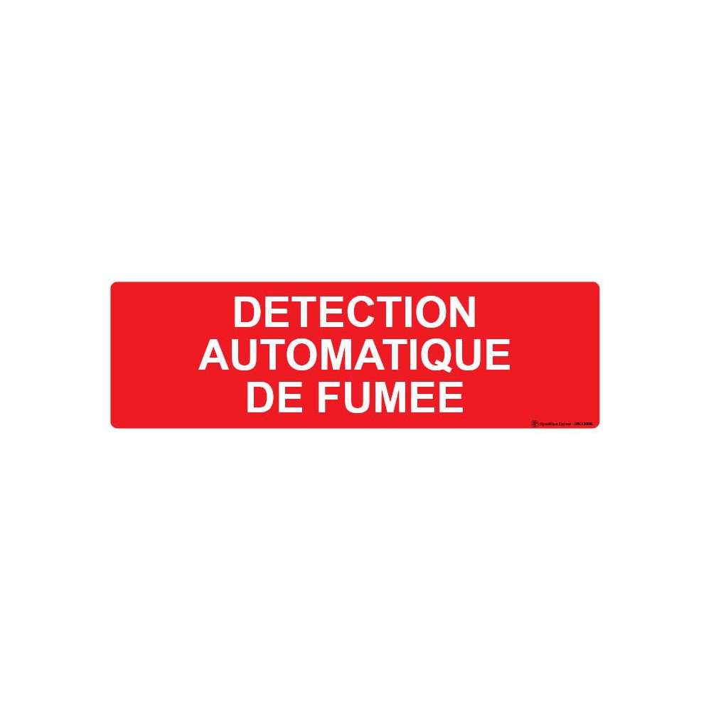 Panneau Détection automatique de fumée