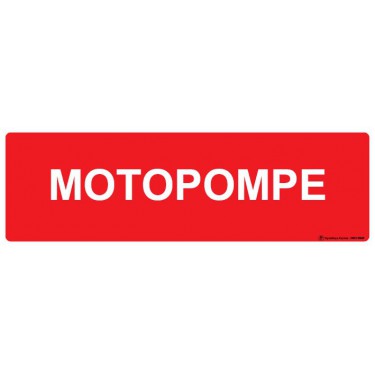 Panneau Motopompe