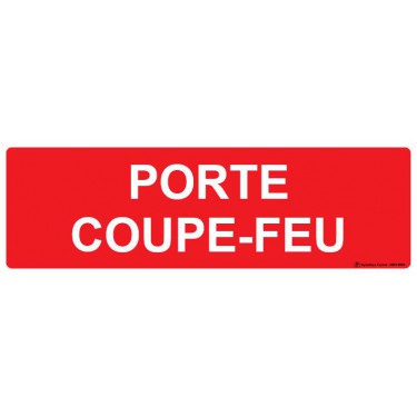 Panneau Porte coupe-feu