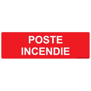 Panneau Poste incendie