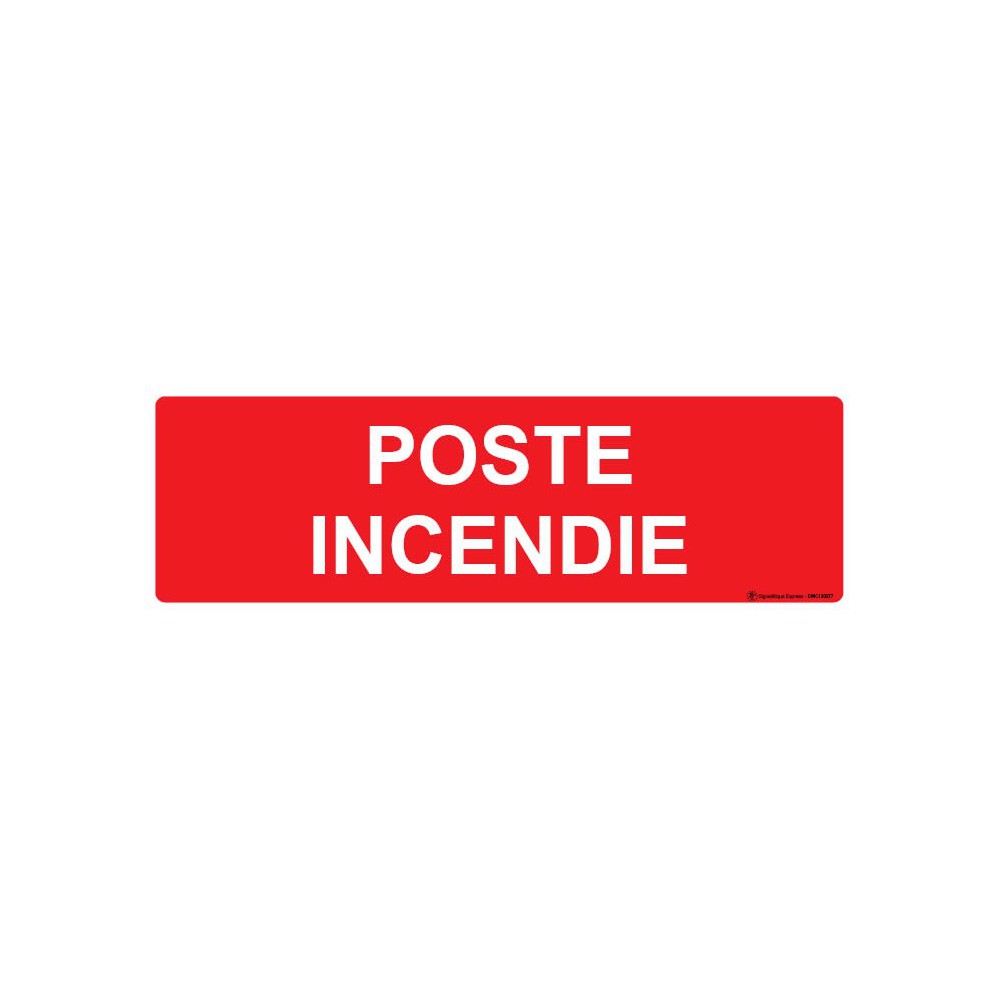 Panneau Poste incendie