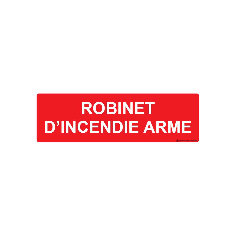 Panneau Robinet d'incendie armé