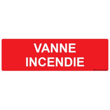 Panneau Vanne incendie