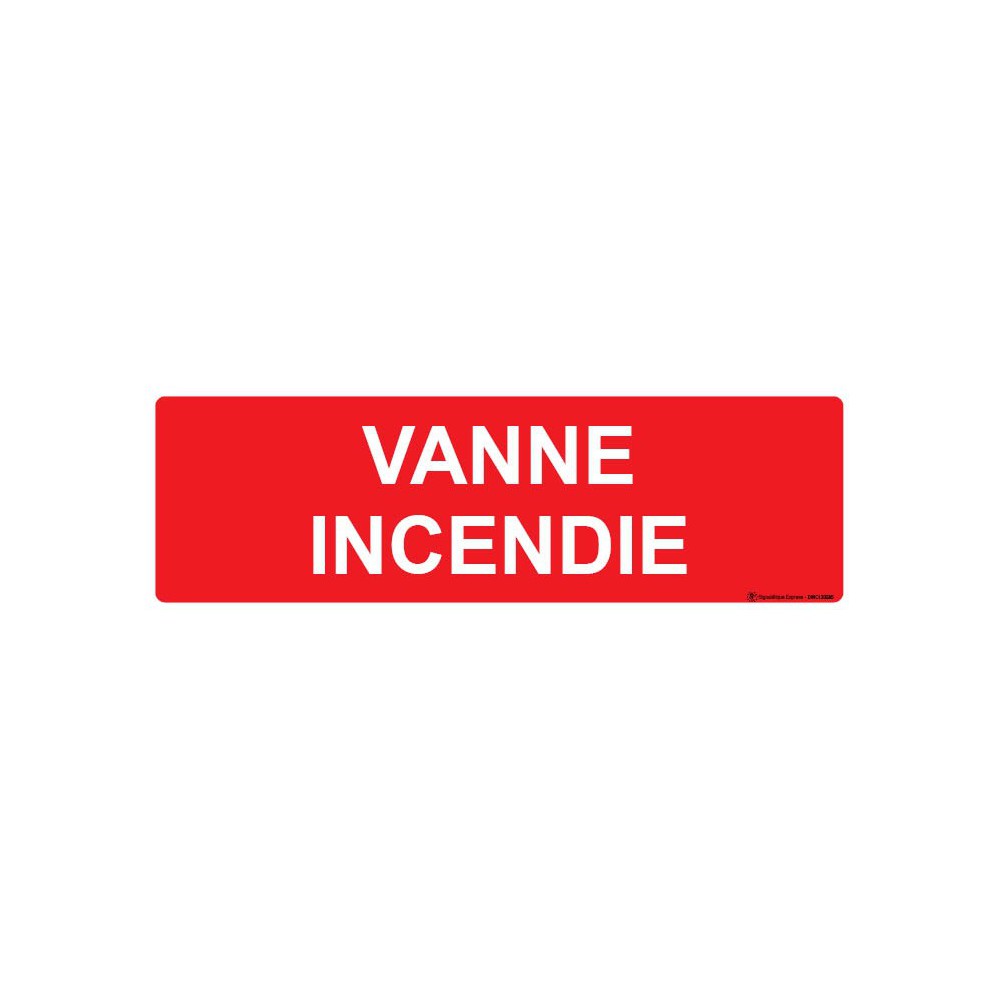 Panneau Vanne incendie