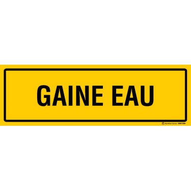 Panneau Gaine eau