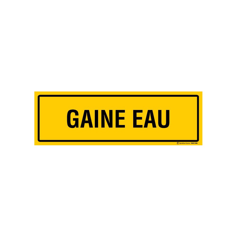 Panneau Gaine eau