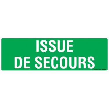 Panneau Issue de secours