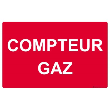 Panneau Compteur gaz