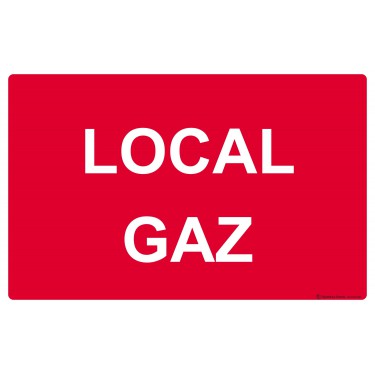 Panneau Local gaz