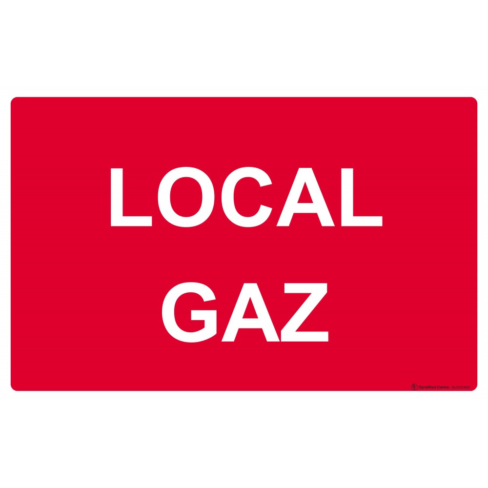 Panneau Local gaz