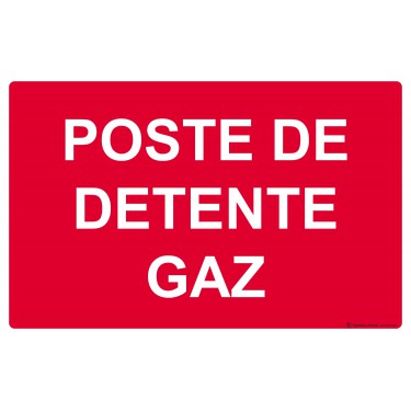 Panneau Poste de détente gaz