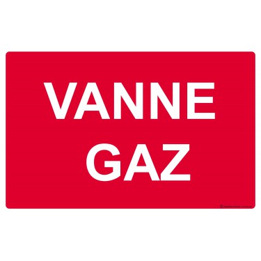 Panneau Vanne gaz