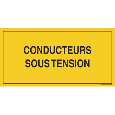 Panneau Conducteurs sous tension