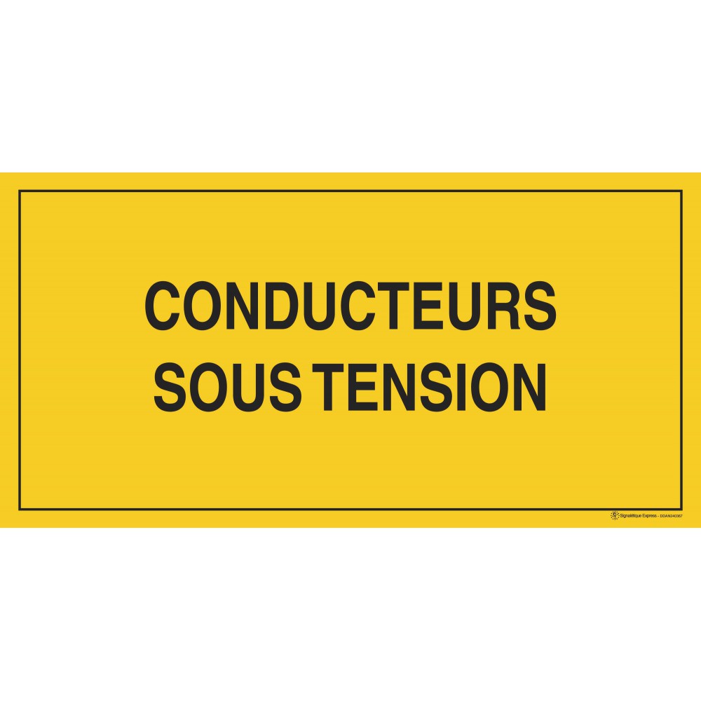 Panneau Conducteurs sous tension