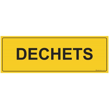 Panneau Déchêts