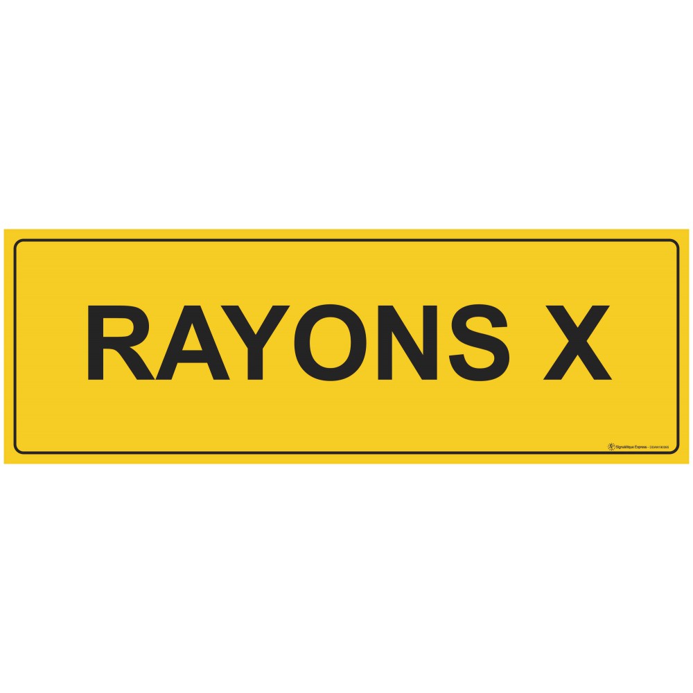 Panneau Rayons x