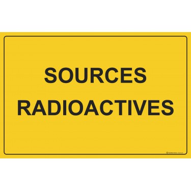Panneau Sources radioactives
