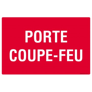 Panneau Porte coupe-feu