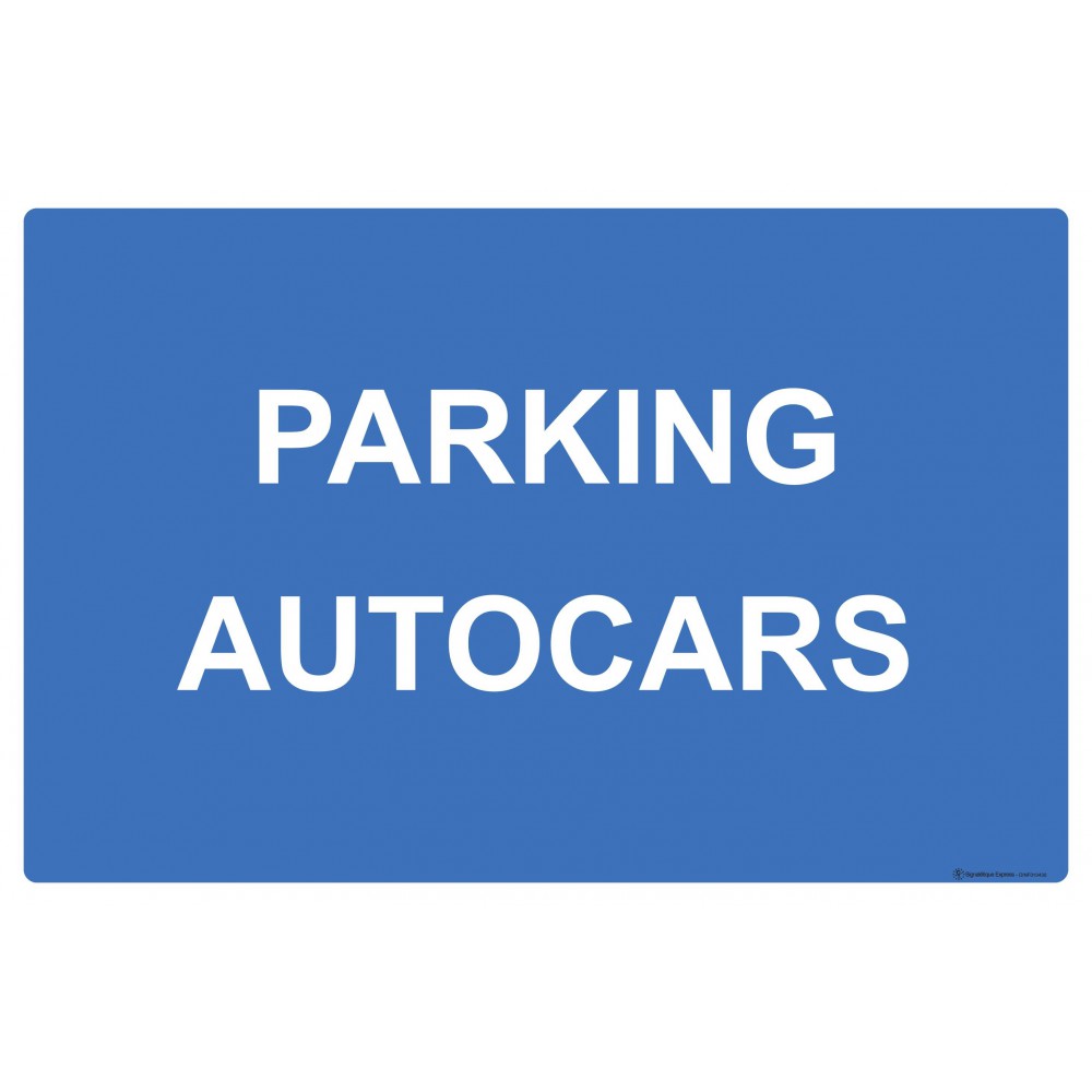 Panneau Parking autocars