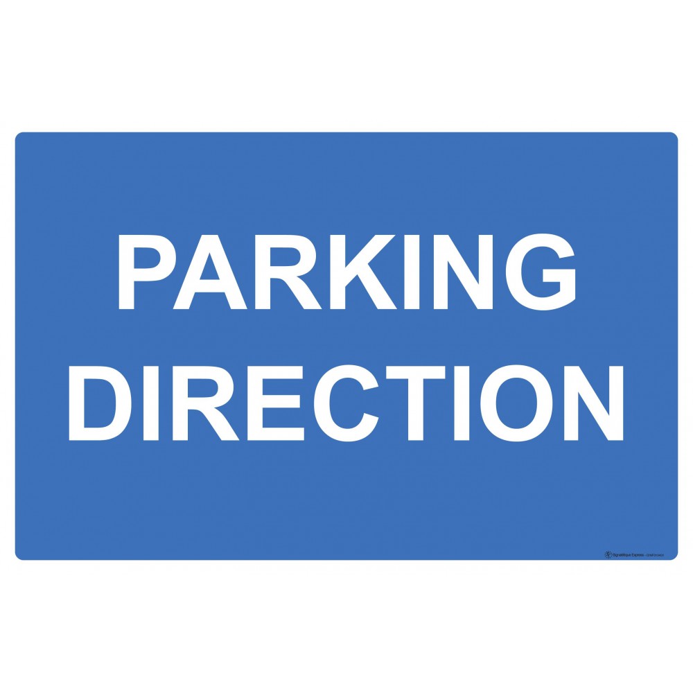 Panneau Parking direction