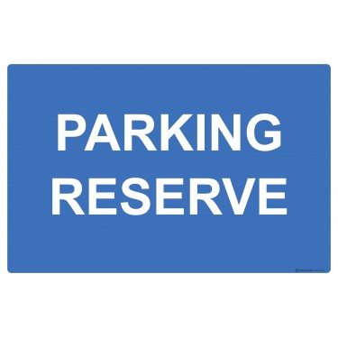 Panneau Parking réservé