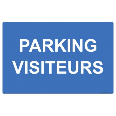 Panneau Parking visiteurs