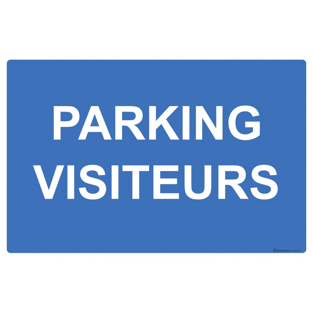 Panneau Parking visiteurs