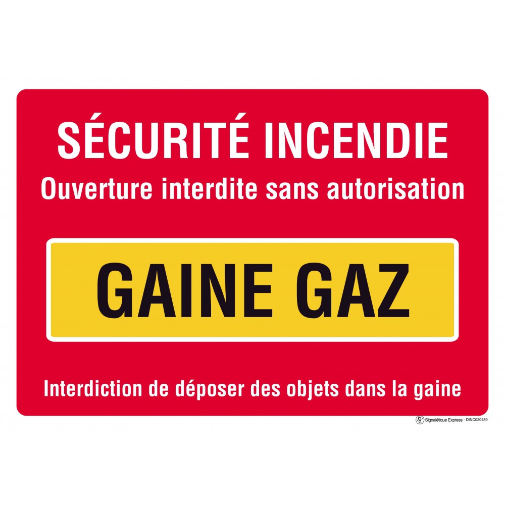 Panneau de Sécurité Incendie