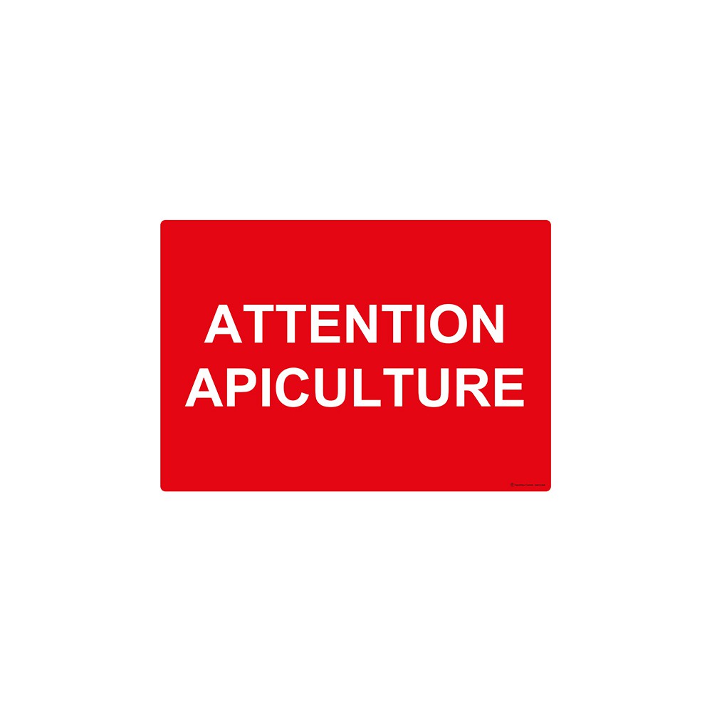 Panneau Attention apiculture