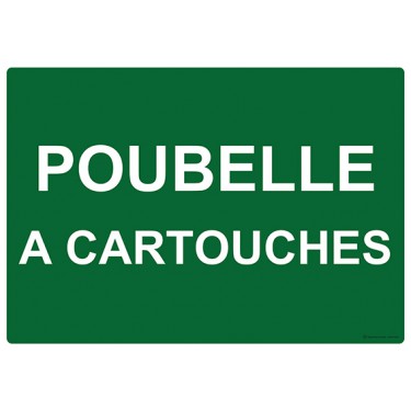 Panneau Poubelle à cartouches