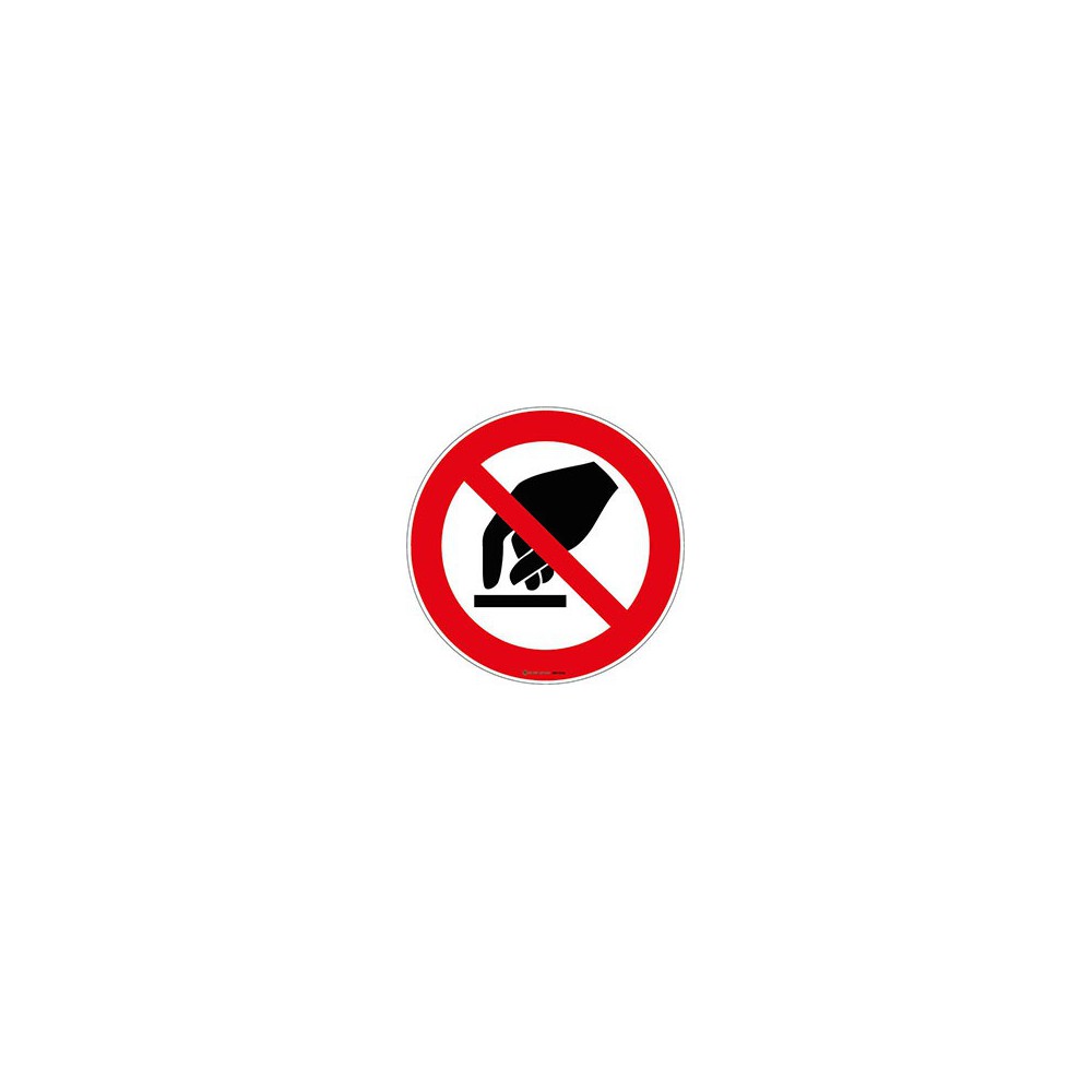 Panneau Interdiction de toucher ISO 7010 P010 Panneau Interdiction de toucher ISO 7010 P010