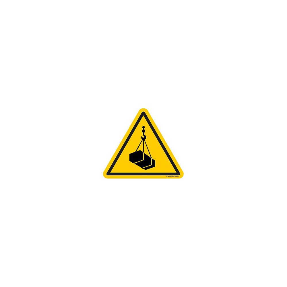 Autocollants Danger Charges suspendues - Lot de 5 Autocollants Danger Charges suspendues - Lot de 5