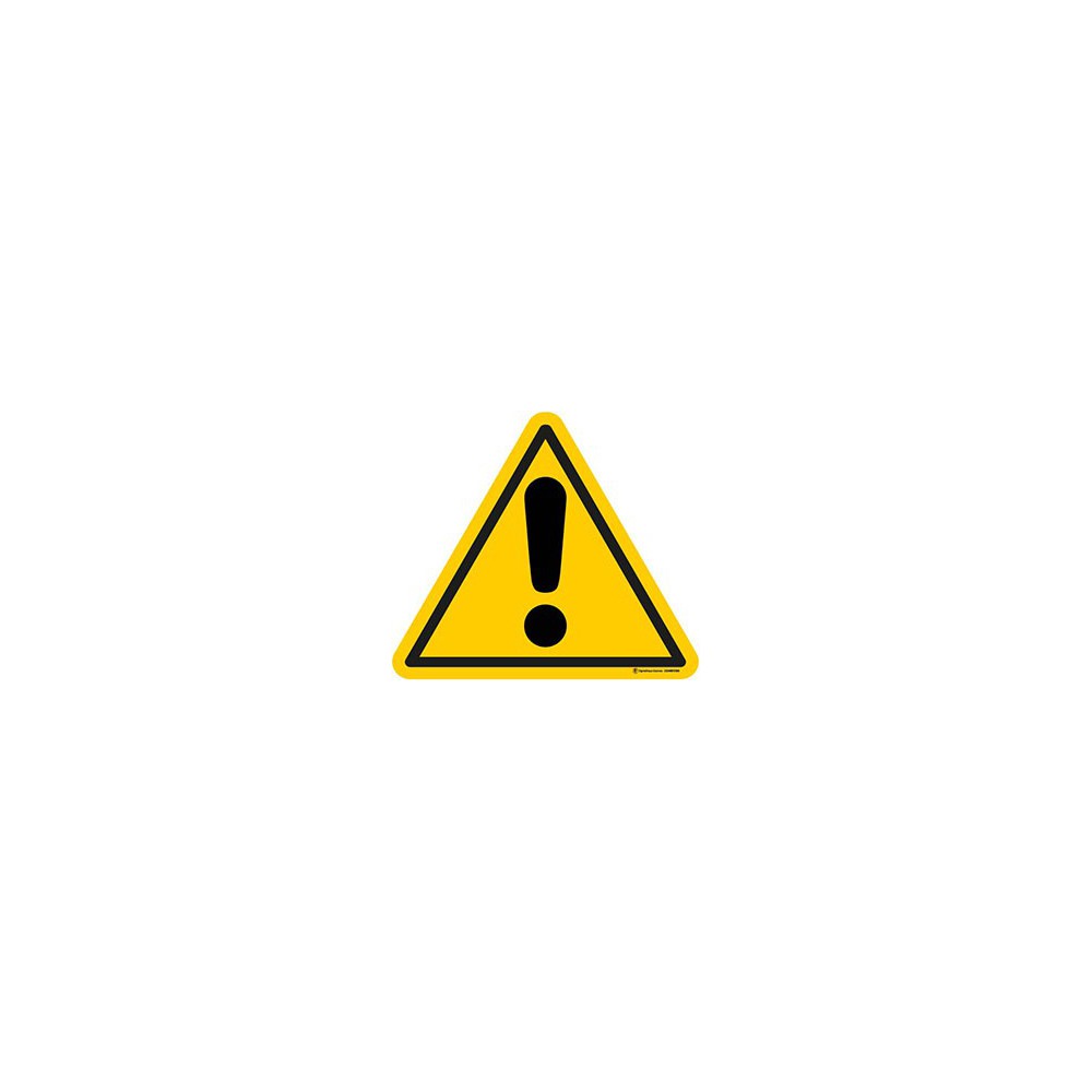 Panneau Danger ISO 7010 W001 Panneau Danger ISO 7010 W001